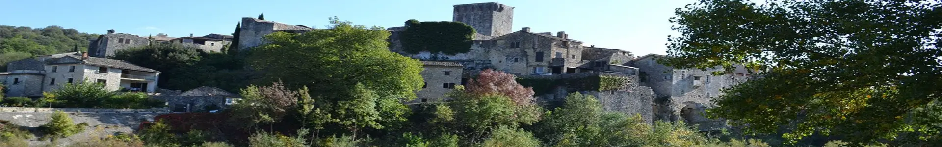 Montclus dans le Gard