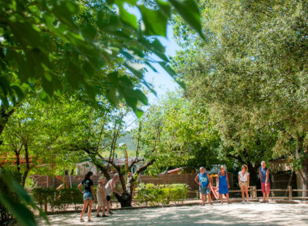 Terrain de pétanque du camping