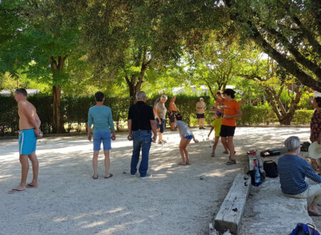 Terrain de pétanque du camping